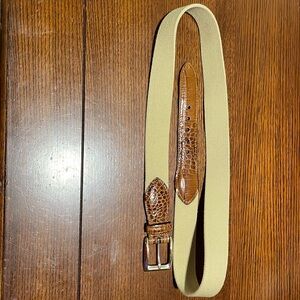 Trafalgar Belt - Tan & brown - 44.5" approx. total length